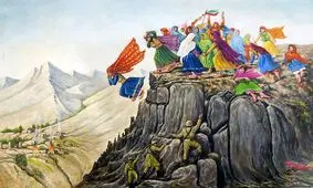 دختری که اسطوره افغان ها شد/ شیرین تن به اسارت نداد و خود را از کوه پایین انداخت