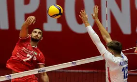 پیروزی مقتدرانه تیم والیبال نوجوانان ایران برابر جمهوری چک