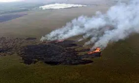 اطفای حریق بیش از ۹۵ درصد از تالاب انزلی/ شناسایی ۲ زمین  خوار دخیل در حادثه