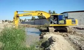 آبیاری یک میلیون نخل با لایروبی نهرهای شادگان آغاز شد