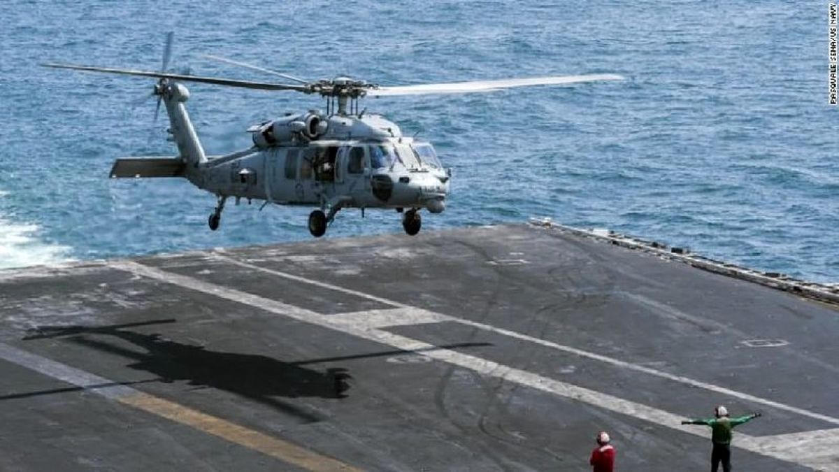 سقوط بالگرد نیروی دریایی آمریکا در سواحل سن دیه گو