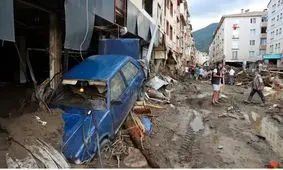 سیل در ترکیه ۳۸ قربانی گرفت