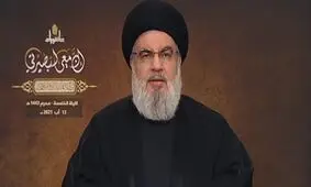 نصرالله: صلح با اسرائیل حرام است/  به صلح حدیبیه پیامبر ربط ندارد