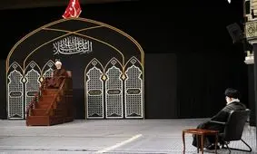 نخستین شب عزاداری ایام محرم در حسینیه امام ‎خمینی(ره)