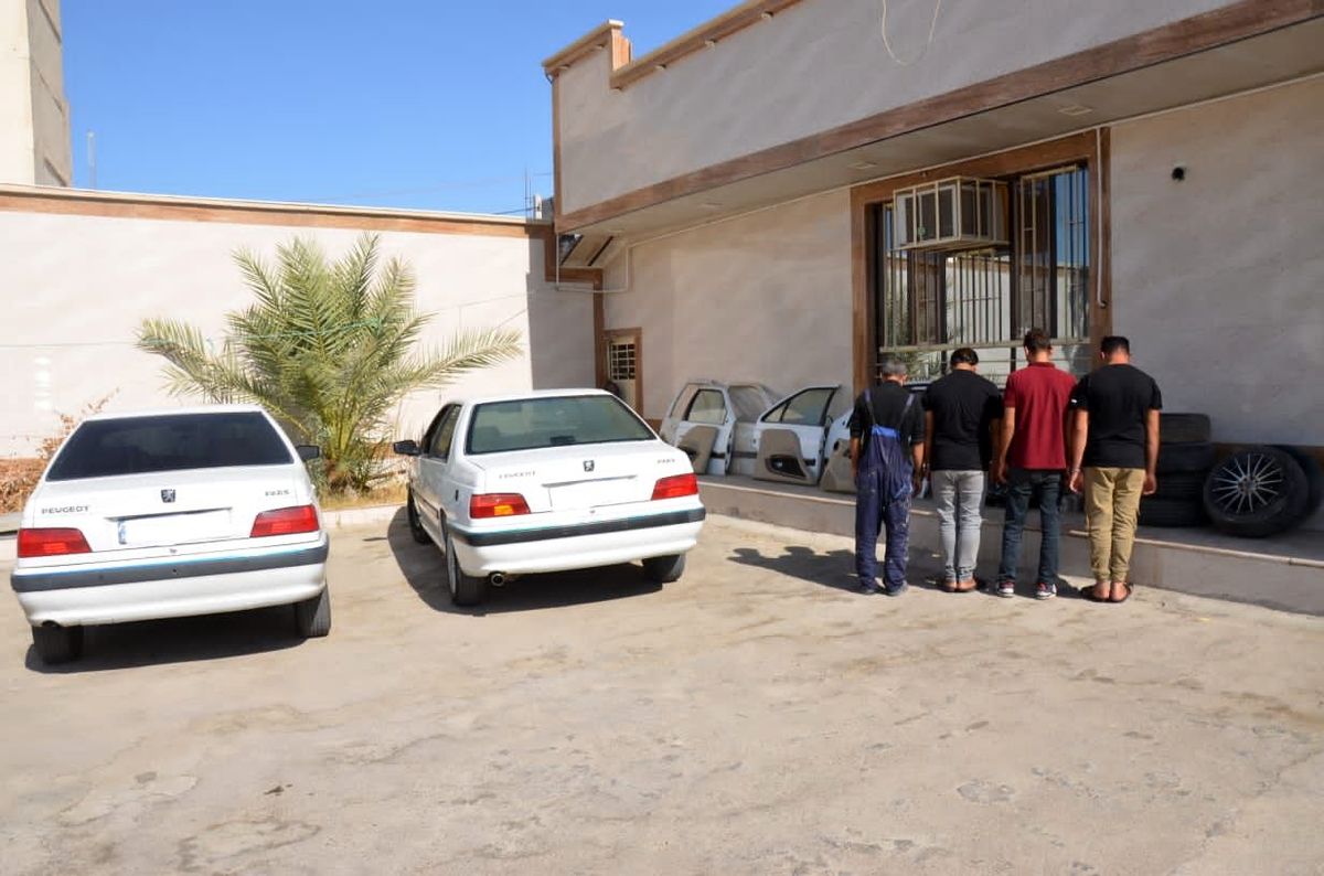 دستگیری اعضای باند سارقان خودرو در "خرمشهر"