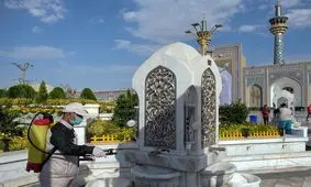 مُهر تأیید علوم پزشکی مشهد؛ پروتکل‌‌ها در حرم مطهر رضوی حداکثری است