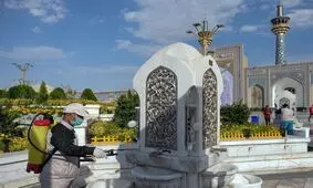 مُهر تأیید علوم پزشکی مشهد؛ پروتکل‌‌ها در حرم مطهر رضوی حداکثری است