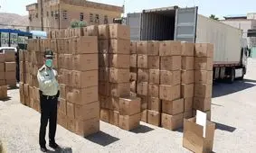 توقیف محموله ۴۰ میلیارد ریالی قاچاق در دیّر