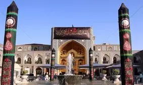 شمیم حسینی در حرم رضوی/ بارگاه امام هشتم(ع) یکدست سیاه‌پوش است