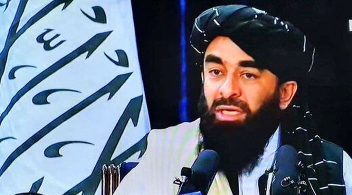 نخستین حضور سخنگوی طالبان جلو دوربین ها/ خبرهای مجاهد از روابط خوب، پایان جنگ و توسعه