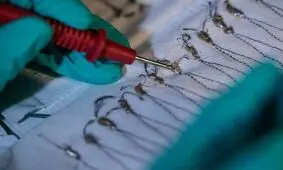 تبدیل گرما به برق روی پارچه