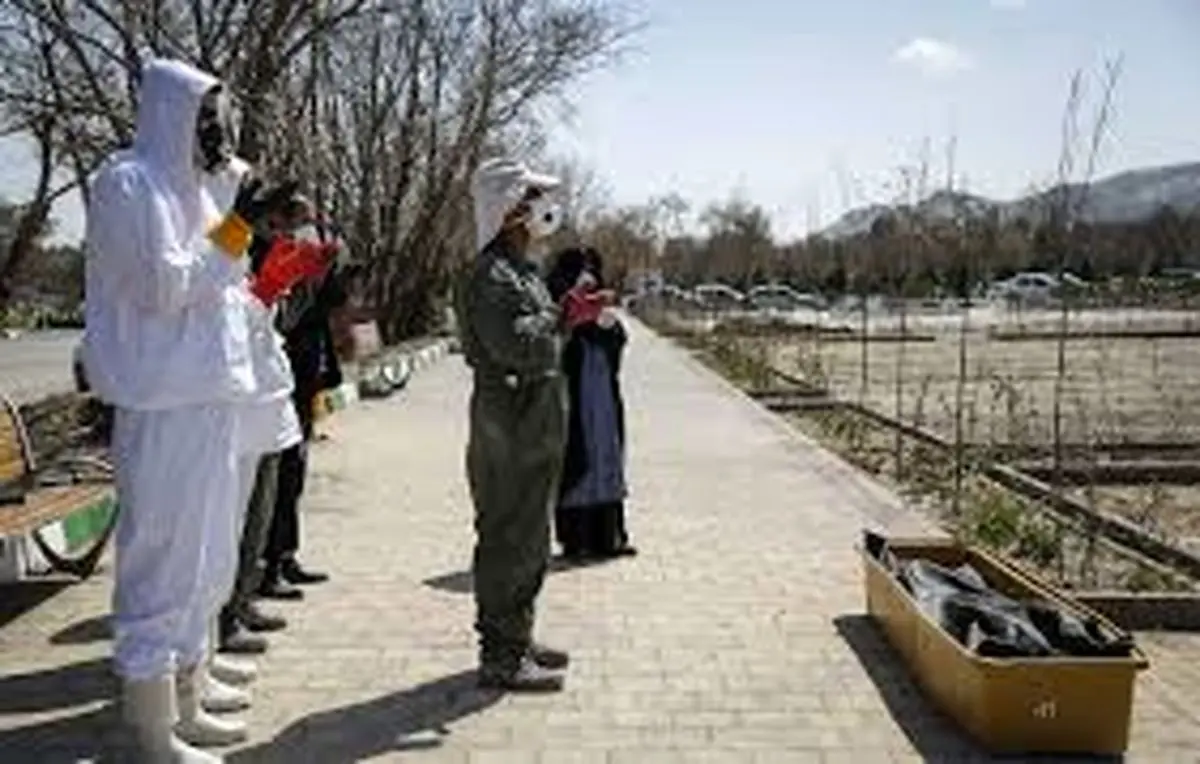 روز‌های نفس گیر آرامستان‌های مشهد/ به روایت تصاویر