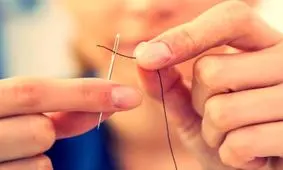 شگرد نخ کردن سوزن چرخ خیاطی و دوخت و دوز