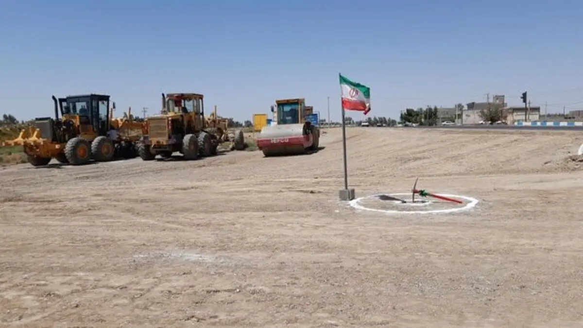 آغاز عملیات احداث بزرگراه ورودی شهر زهک