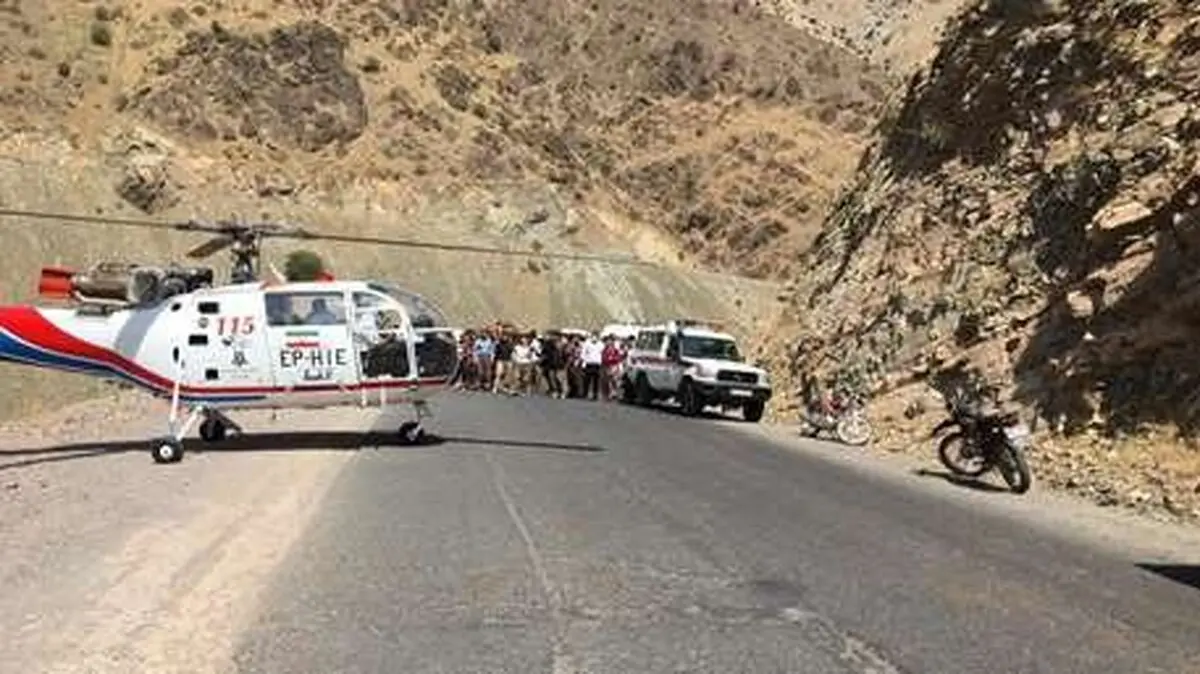 سقوط مینی بوس به دره در پلنگان ۱۶ کشته بر جای گذاشت