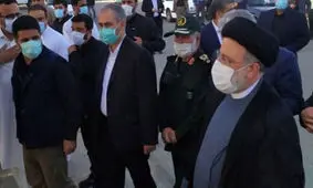 حضور رئیسی در بین زاغه‌نشینان منطقه مرادآباد چابهار