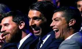 شوخی جالب رونالدو با بوفون