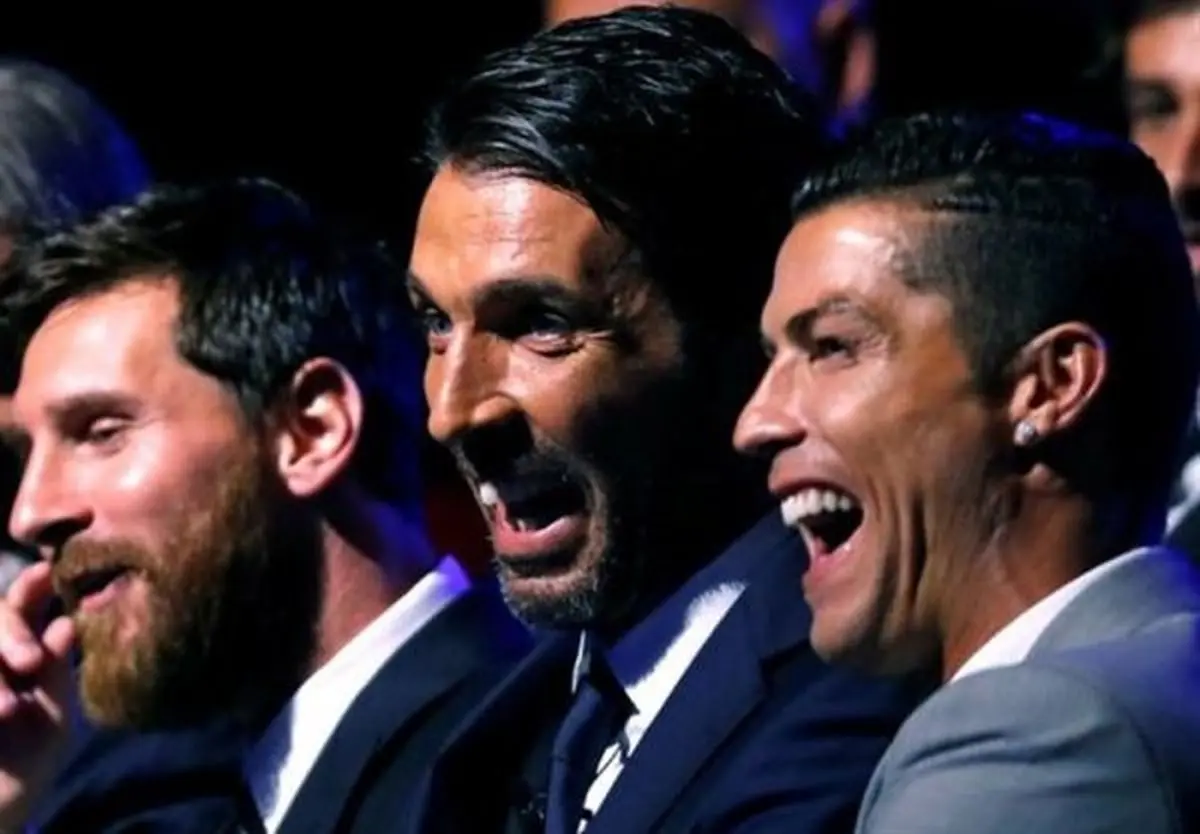 شوخی جالب رونالدو با بوفون