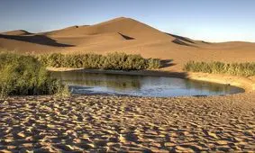 دریاچه‌ ای در دل کویر