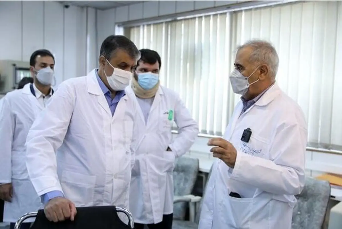 بازدید رئیس سازمان انرژی اتمی از بخش‌های مختلف سایت هسته‌ای کرج