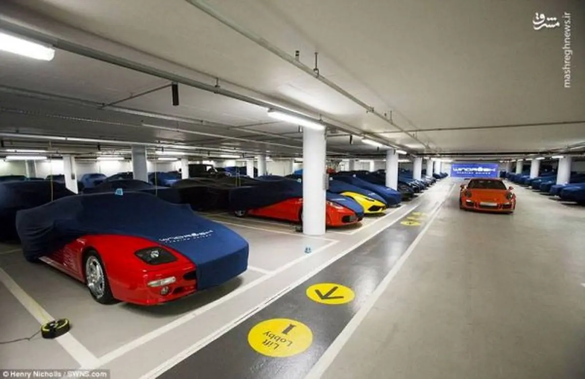 مخفیگاه خودروهای میلیاردی