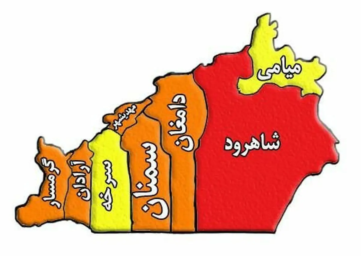 شاهرود تنها شهر قرمز استان/ قربانیان کرونا در سمنان به ۱۳۶۳نفر رسیدند