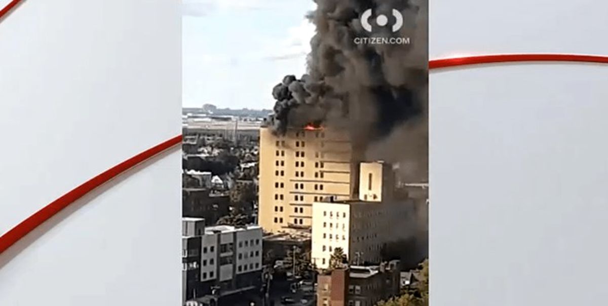 آتش سوزی مهیب در بیمارستان «سنت جونز» در نیویورک