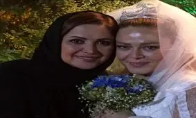 تصویر بهاره رهنما در لباس عروسی