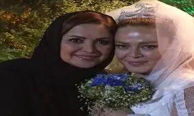 تصویر بهاره رهنما در لباس عروسی