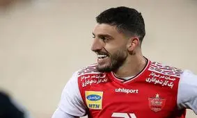 دست مهاجم پرسپولیس شکست