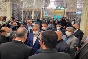 سفر نخست وزیر عراق به مشهد‎‎/ عکس