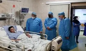 عیادت شهردار جدید اهواز از قهرمان نوجوان ایذه ای