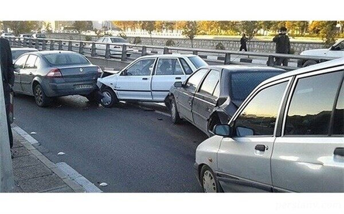 وقوع تصادف زنجیرهای در بیضاء با ۱۴ مصدوم