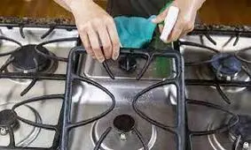 نحوه تمیز کردن میله های اجاق گاز