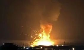 حمله موشکی به مخازن سلاح ائتلاف سعودی در مأرب