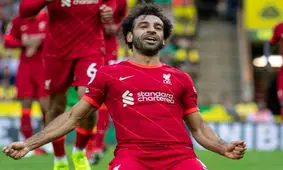 قلم قرمز کی‌روش روی ستاره مصری لیورپول