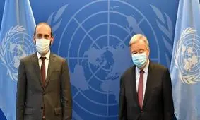 دیدار دبیرکل سازمان ملل با وزرای خارجه ارمنستان و جمهوری آذربایجان