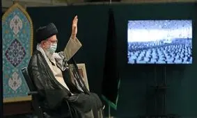 مراسم عزاداری اربعین حسینی با حضور رهبر انقلاب