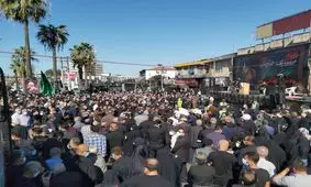 وداع باشکوه مردم مازندران با پیکر مطهر علامه حسن زاده