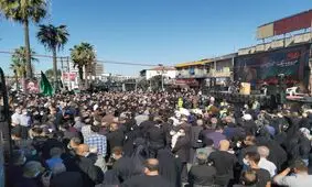 وداع باشکوه مردم مازندران با پیکر مطهر علامه حسن زاده
