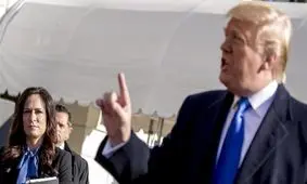 سخنگوی سابق کاخ سفید، یک زن جوان را از دست ترامپ نجات داد