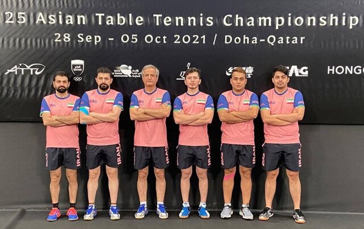 شکست تیم ملی تنیس روی میز ایران در قهرمانی آسیا/ فرصت کسب مدال از دست رفت