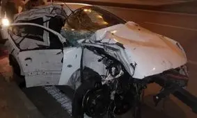 تصادف پژو با تیبا، ۵ کشته و یک زخمی برجای گذاشت