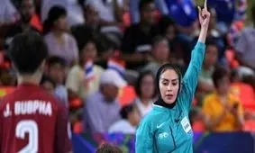گلاره ناظمی داور فینال جام جهانی فوتسال شد