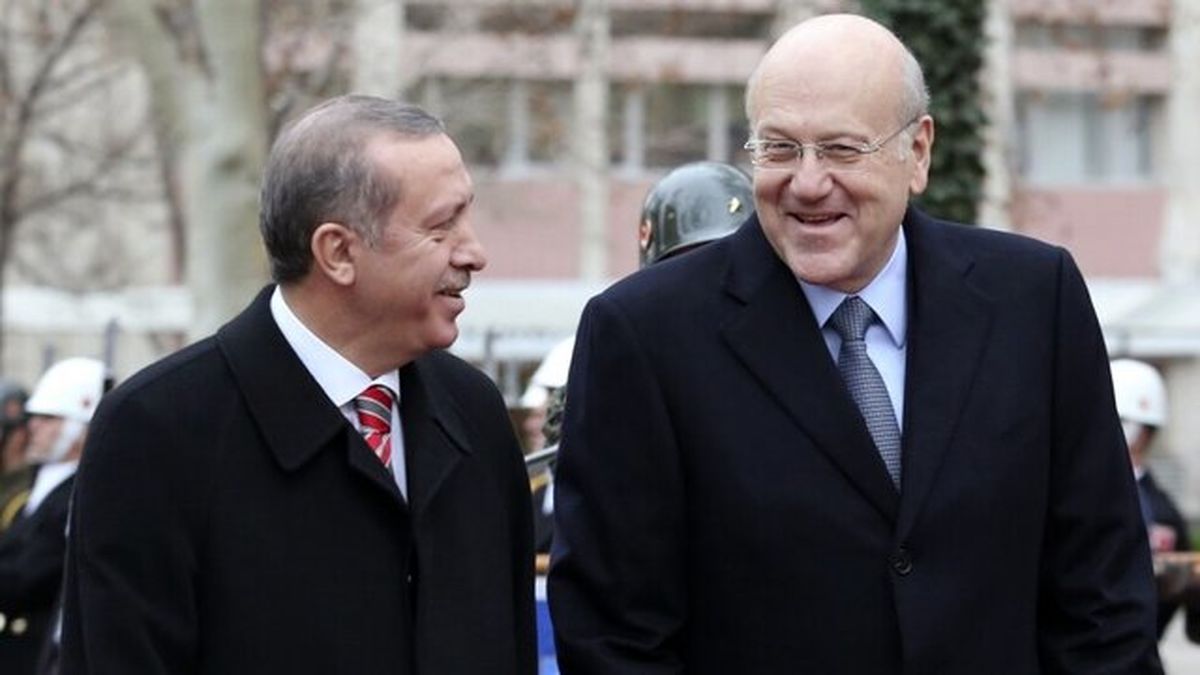 دعوت اردوغان از نخست وزیر لبنان برای سفر به ترکیه