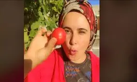 دختر روستایی محبوب شبکه‌های اجتماعی/ ویدئو