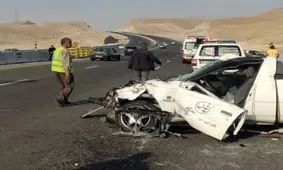 واژگونی خونین وانت آریسان در اتوبان تبریز - سهند