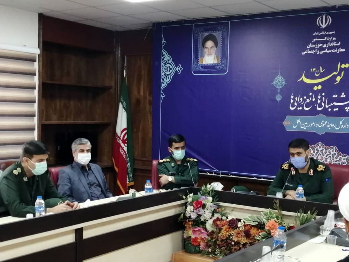 برگزاری آئین تکریم و معارفه فرماندهان حوزه مقاومت بسیج شهید رجایی خوزستان