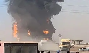 علت آتش سوزی در گمرک دوغارون؛ حریق یک تانکر سوخت باعث ایجاد آتش سوزی شد