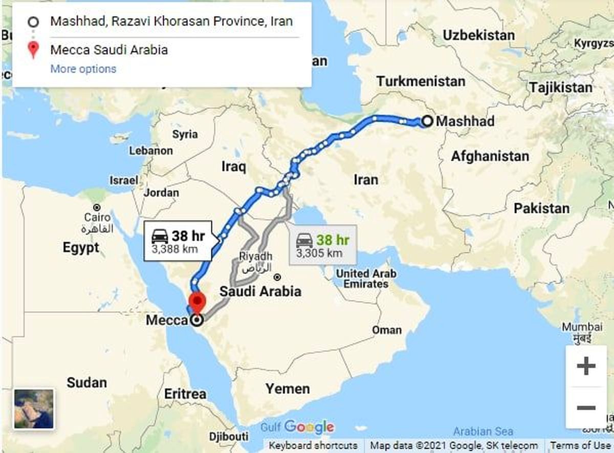 پیشنهاد ساخت اتوبان مشهد - مکه در مذاکرات ایران و سعودی